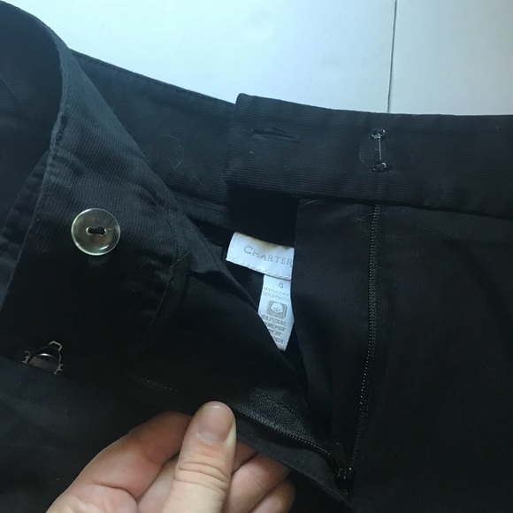 🛍 Charter Club Black Katherine Cropped Pants - Picture 5 of 5
